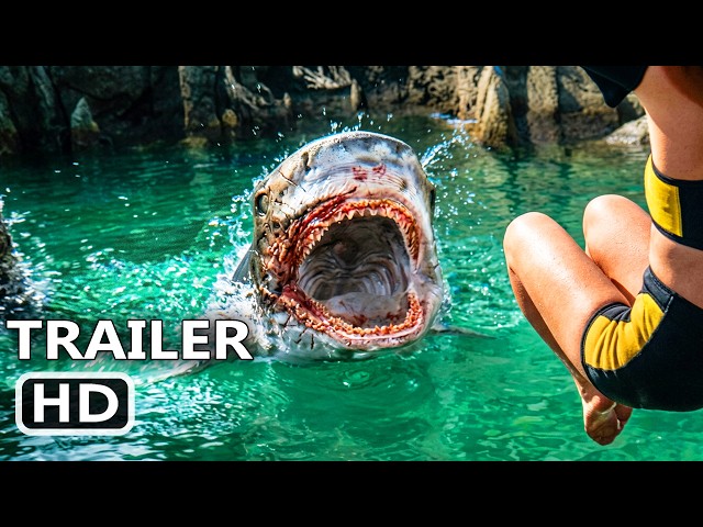 THE DEVIL'S MOUTH Official Trailer (2026) Kathryn Newton, Shark Movie