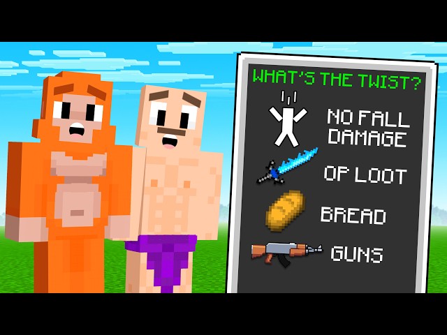 Minecraft Hunters vs Speedrunner, But Guess The Twist = WIN!