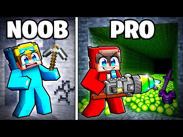 NOOB vs PRO Weapon Mining Battle!
