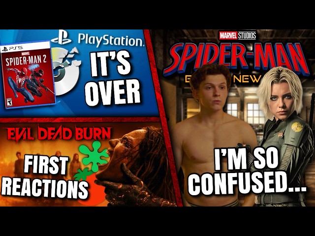 Spider-Man Yelena Scene, PlayStation Ends Physical Media, Evil Dead Burn Reactions & More!!