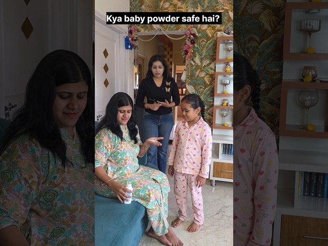 "Baby powder Vs normal powder reality." 🤯🤪😲 #relatable #trending #shorts