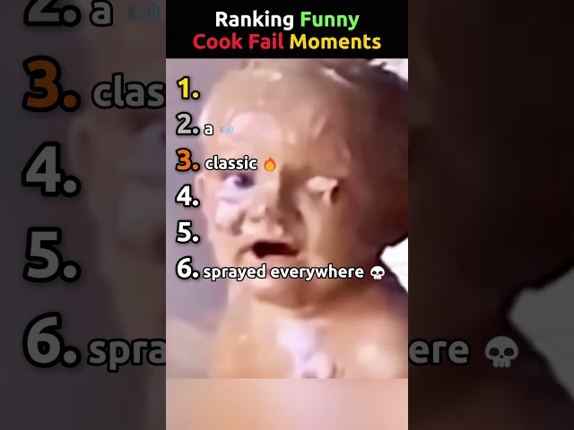 Ranking Funny Cook Fail Moments #cooking #tiktok