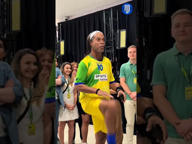Sports Festival: Ronaldinho and Friends🪄(Cluj 2025) #shorts #football #ronaldinho #romania #foryou