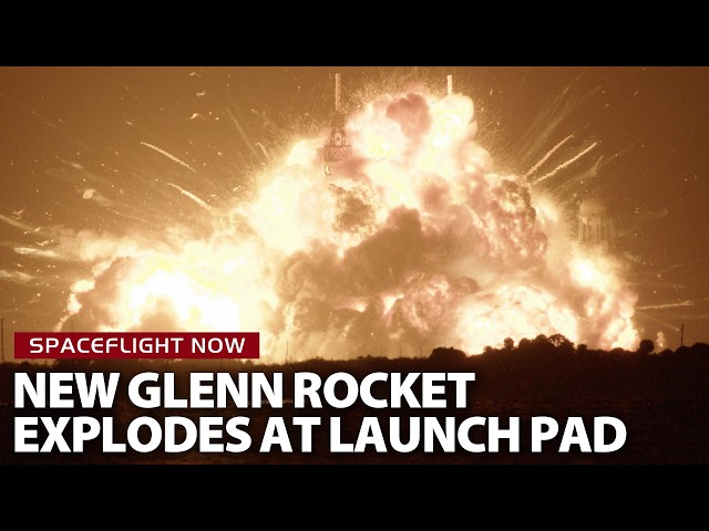 Breaking News: Blue Origin New Glenn rocket explodes during launch pad test