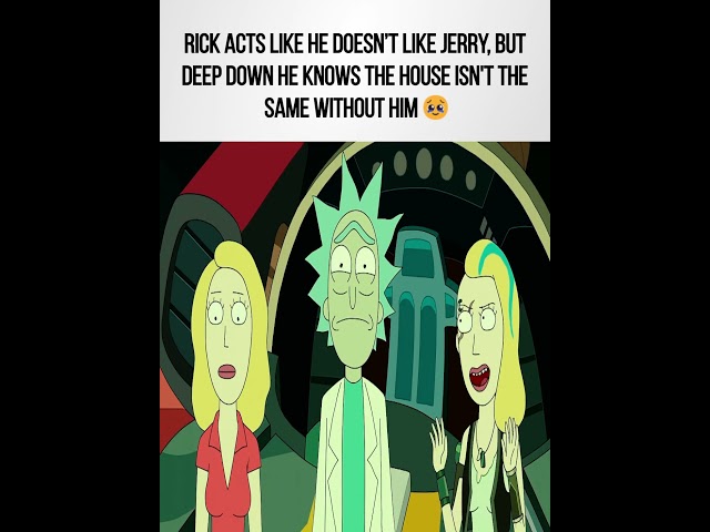 Jerry's the bunching bag of the group, without him it all falls apart 💔|| #rickandmorty