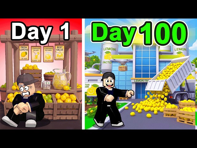 Buying EVERYTHING in Roblox Sell Lemons 🍋