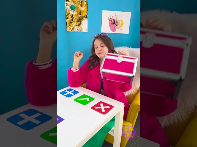 Modest girl plays with fancy one | An unexpected transformation! | Viral Fidget Trading Game #shorts