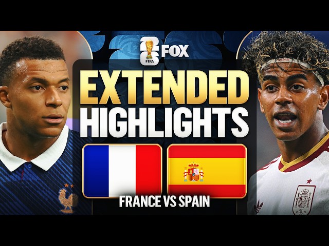 France vs Spain Highlights 🌎🏆 2026 FIFA World Cup™ | Semifinals