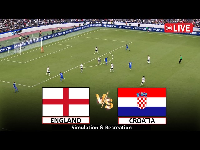 🔴Live : England vs Croatia I Full Game Live Streaming I 18 June, 2026 I Video Game Simulation