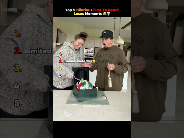 Top 5 Hilarious First To React Loses Moments (Who Is The Winner?!) 😂💀
