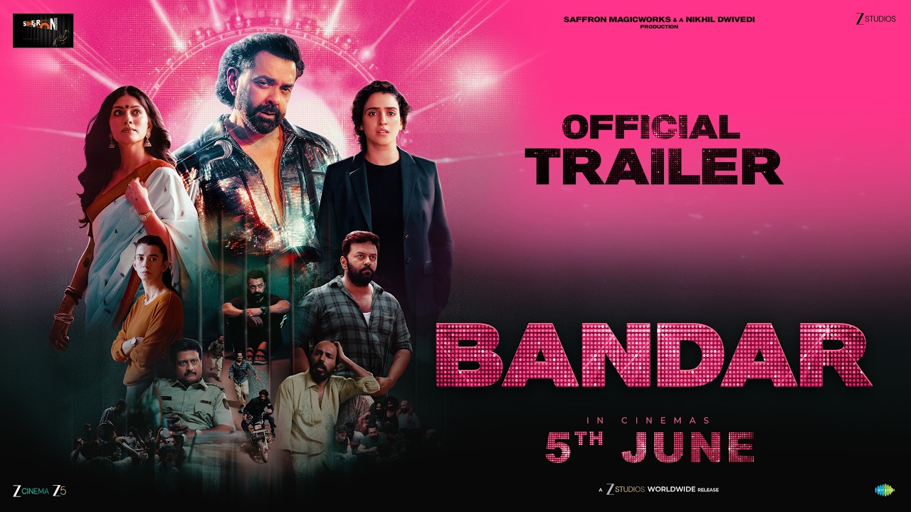 BANDAR | Official Trailer | Bobby D, Sanya M, Sapna P, Saba A | Nikhil D, Anurag K | In Cinemas Jun5