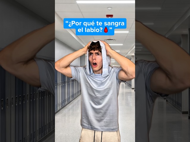 Cuando te sangra el labio😭 #shorts #viral