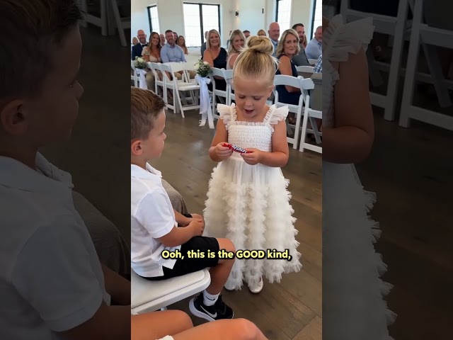 "This is a WEDDING, Not Snack Time!" Flower Girl Candy Heist 😂