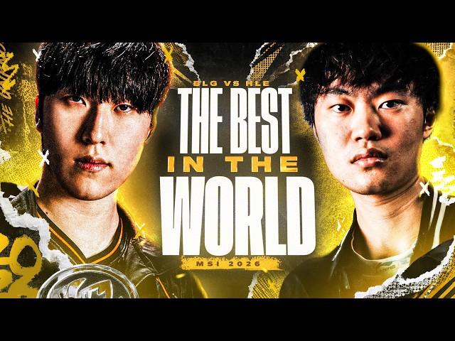 THE BEST IN THE WORLD FACE OFF - BLG VS HLE - MSI 2026