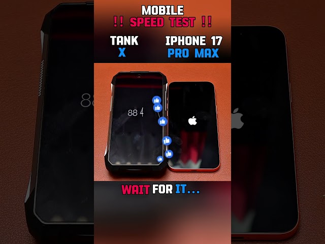 ☠️⚡TANK X vs IPHONE 17 PRO MAX-SPEED TEST!!🎯