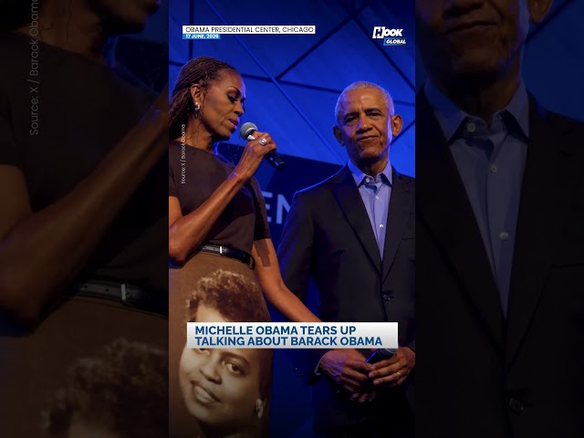 Michelle Obama gets emotional while discussing Barack Obama's health