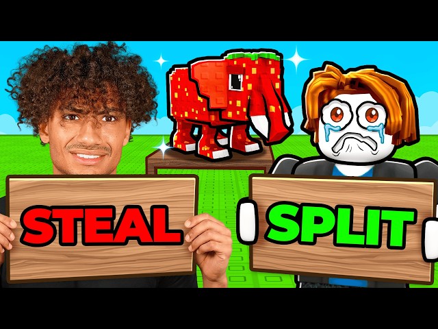 ROBLOX SPLIT OR STEAL BRAINROTS..