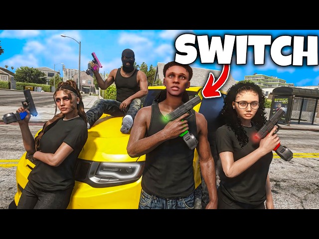 My GANG CRASHED OUT with 4 GLOCK SWITCHES in GTA 5 RP..