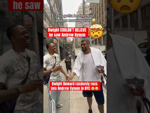 Dwight Howard randomly runs into Andrew Bynum 😭😭 #nba #shorts #basketball #foryou