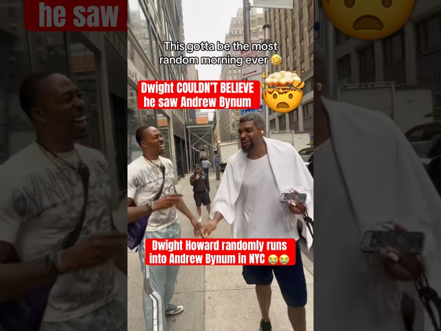 Dwight Howard randomly runs into Andrew Bynum 😭😭 #nba #shorts #basketball #foryou