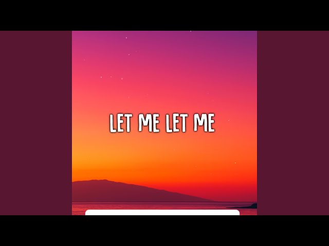 LET ME BE