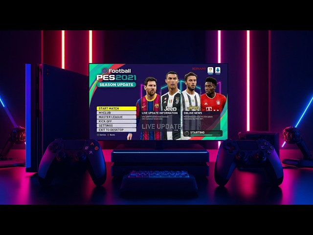 🔴Live Partido Completo Simulación I Videojuego de Fútbol I eFootball Pes 2021