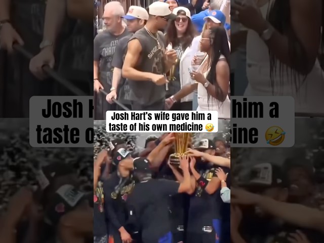 Josh Hart’s wife got him back 😭