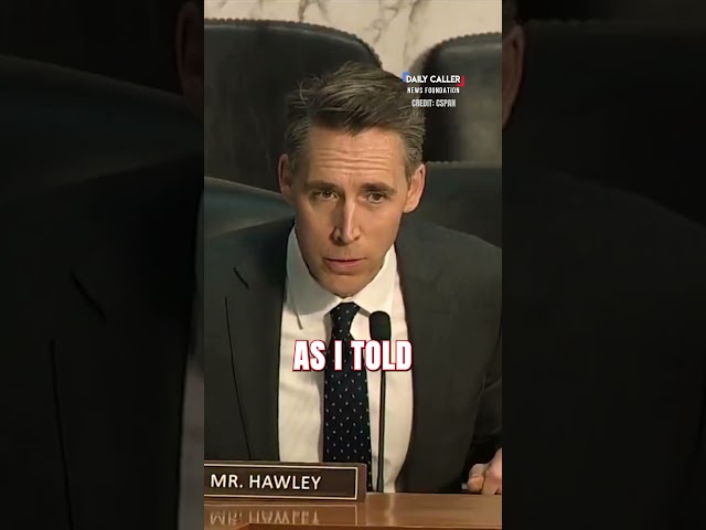 Josh Hawley BLASTS Biden Attorney Over Clemency Recommendations
