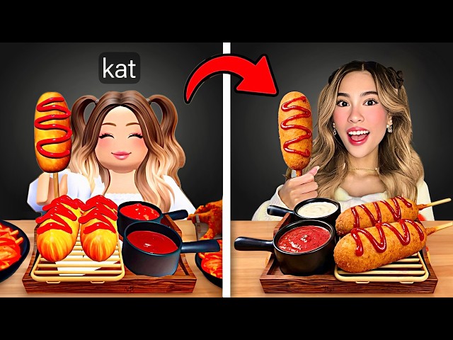 ROBLOX MUKBANG ASMR vs IN REAL LIFE!