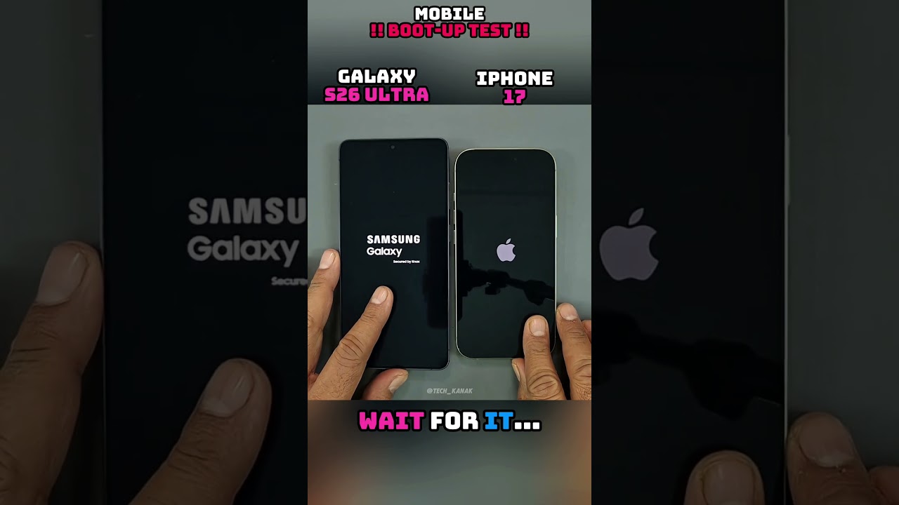 ⚡ Galaxy S26 Ultra vs iPhone 17 – EXTREME BOOT TEST 🔥