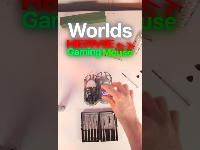 I’m Building the Worlds HEAVIEST Gaming Mouse… #gaming #pcgaming #gamingmouse #mousegaming