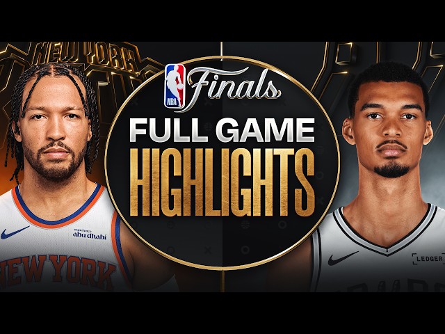 #3 KNICKS at #2 SPURS | NBA FINALS GAME 1 HIGHLIGHTS | June 3, 2026