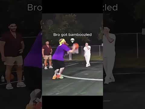 The pump fake got him 💀 #basketball