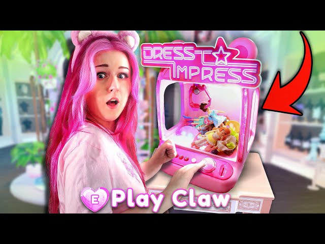 I Built A CLAW MACHINE For DRESS TO IMPRESS Mystery Dolls BUT w/ A TWIST… (ROBLOX Challenge)