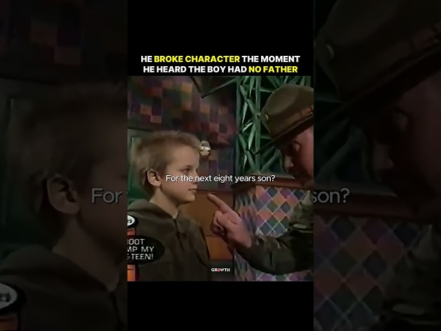 He Broke Character The Moment He Heard The Boy Had No Father.