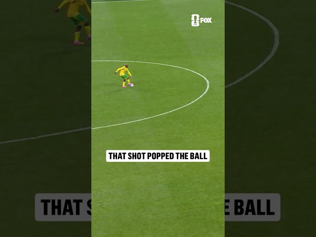 Needed a new ball on the pitch after this shot