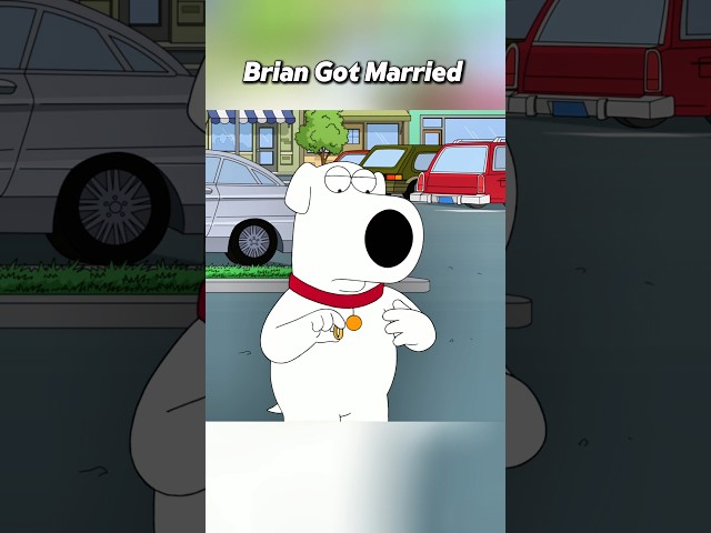 Brian got married 🤔 #familyguy #shorts