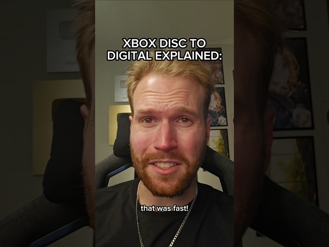 XBOX DISC TO DIGITAL EXPLAINED #shorts
