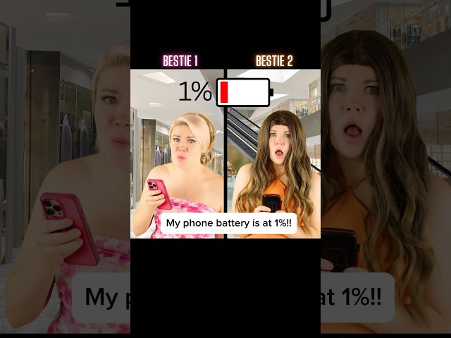 #pov Your phone battery is at 1%