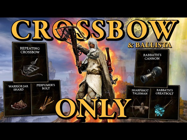 I BEAT ALL 207 BOSSES CROSSBOW ONLY!