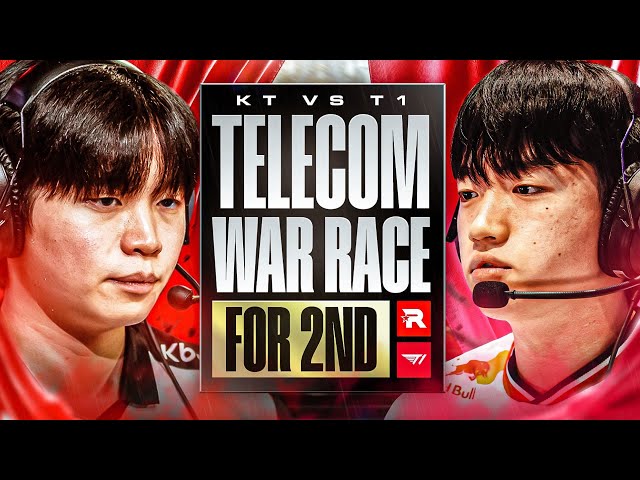 TELECOM WAR RACE FOR 2ND - T1 VS KT - LCK SPRING 2026