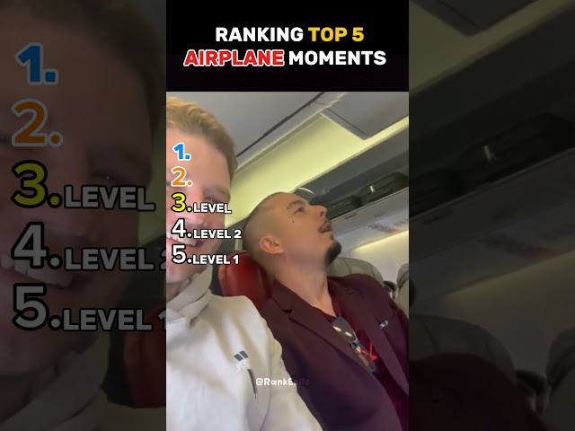 ✈️ Ranking Top 5 Airplane Moments That Will Shock You!
