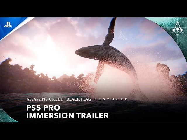 Assassin's Creed Black Flag Resynced - PS5 Pro Immersion Trailer | PS5 Games