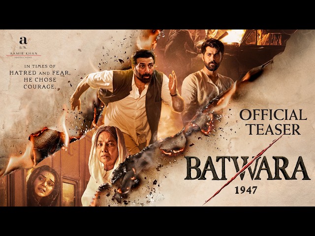 Batwara 1947 | Official Teaser | Shabana Azmi | Sunny Deol | Aamir Khan Productions | 14th Aug 2026