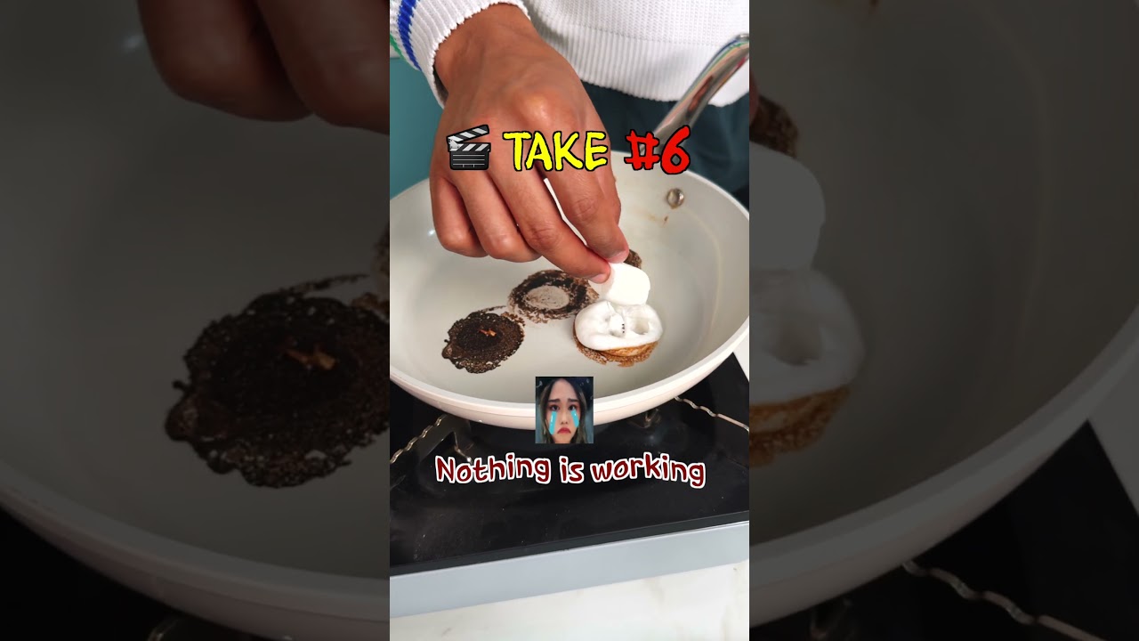 Failed Marshmallow 😭 [BLOOPERS] @chefkoudy #shortsfeed