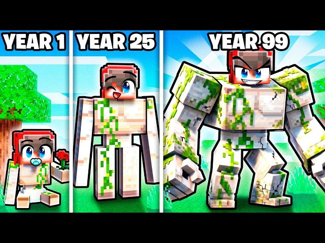 Living 99 YEARS as an IRON GOLEM!