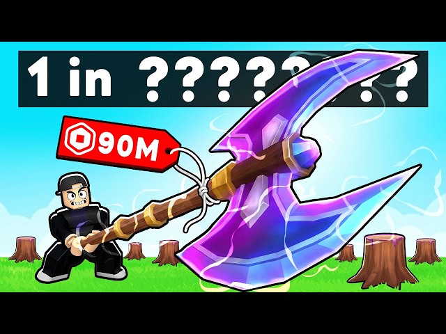 I Got a 0.0001% AXE in Roblox AXE RNG