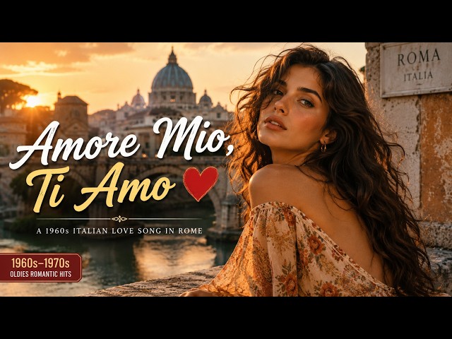 Remember Your First Love? ❤️ Amore Mio, Ti Amo - A Nostalgic 1960s Italian Love Song in Rome