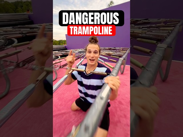 $1 VS $50,000 TRAMPOLINE 😱