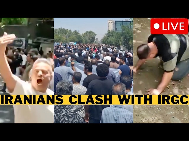 LIVE: Anti-IRGC Protests ERUPT In Iran - Trump Declares WAR Is Back